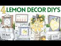 🍋  MUST SEE 🍋  Lemon Decor DIYs 2021 | Pizza Pan DIY