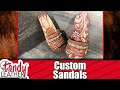 DIY Custom Leather Sandals - EASY WAY