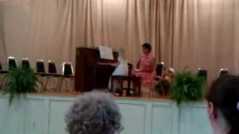 Cassie's first recital