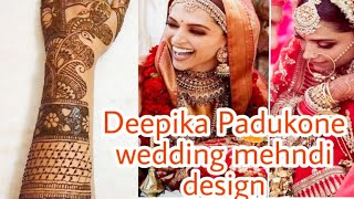 Deepika Padukone Wedding Mehndi Design Recreation Youtube