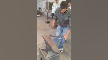 #forging workshop#chisel making#mech engg stu perform practical#29.10.25#R&d polytechnic ludhiana#