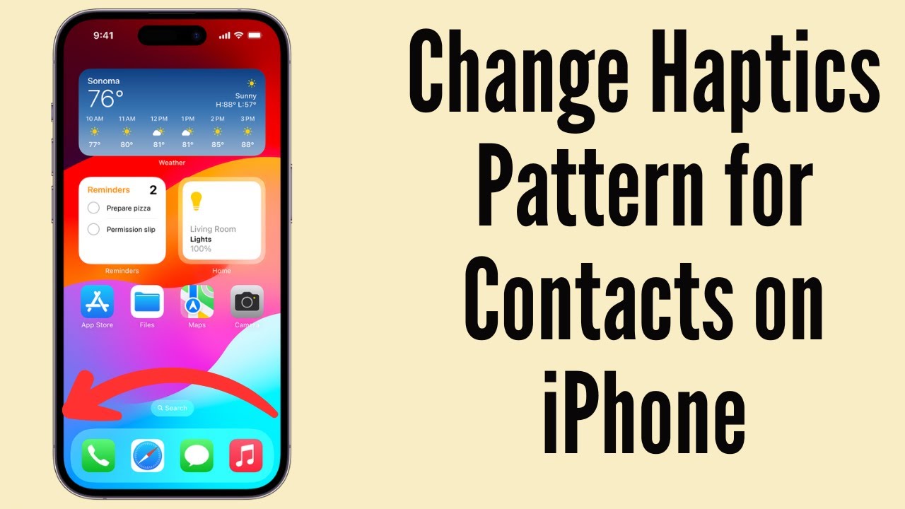 How to Change Haptics Pattern for Contacts on iPhone - YouTube