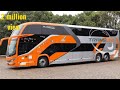 Indonesia Bus Driver is on Fire|very dangerous| Drive close road Night shift