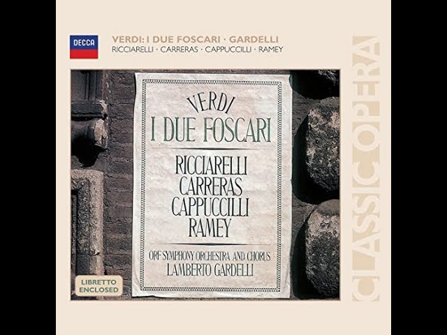 Giuseppe Verdi's ' I DUE FOSCARI' DISC 2 ACT 2 - YouTube