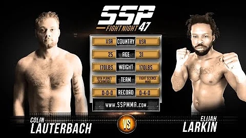 Elijah Larkin vs Colin Lauterbach - SSP 47