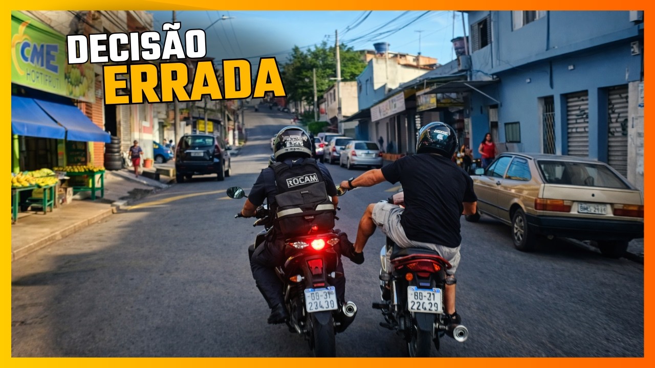 FUGIU DA POLÍCIA… E PAROU NA FRENTE DA DELEGACIA
