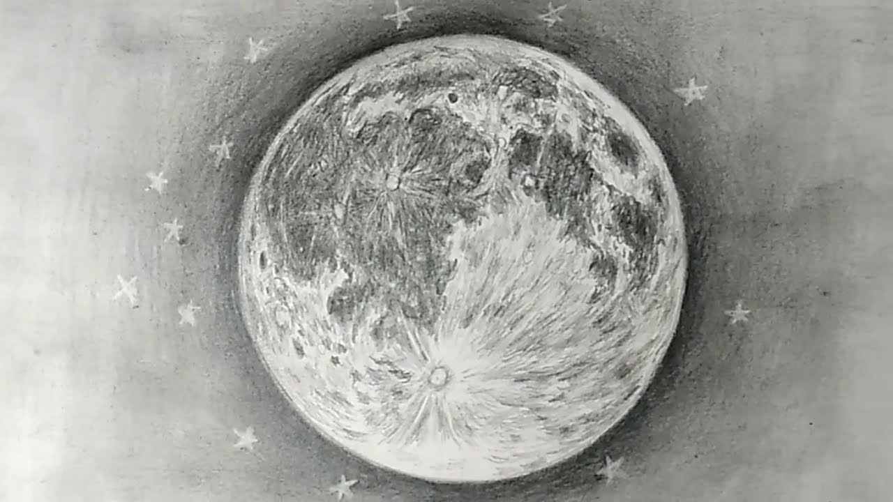 Moon pleasure. Полная Луна рисунок карандашом. Луна эскиз. Луна объемная рисунок. Рисунок Луны простым карандашом.