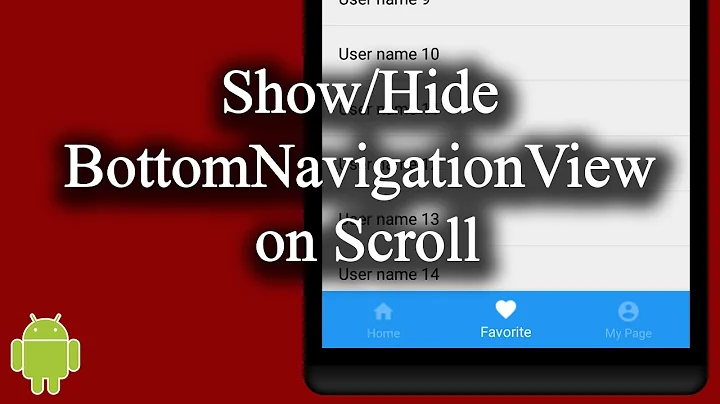 Show/Hide BottomNavigationView on Scroll (using Animation) - [Android Animations - #06]