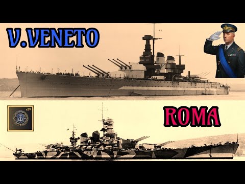 Видео: World of warships :Legends V.VENETO vs ROMA .Сравнение двух линкоров.