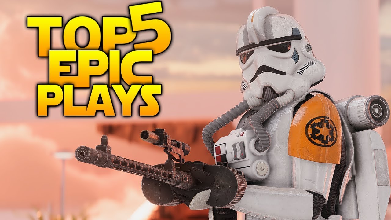 ALMOST PERFECT AIM - Battlefront 2 Top 5 Plays