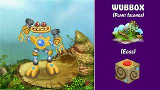ALL WUBBOX - All Eggs, Islands, | Sounds & Animations | MSM