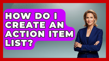 How Do I Create An Action Item List? - The Personal Growth Path