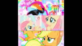 TEAM DASH!!! #teamdash #mlp #applejack #fluttershy #rainbowdash #mlp #fypシ