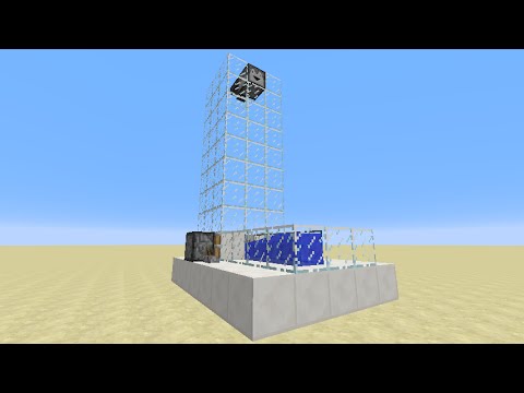 Minecraft 1 9 簡単なアイテムエレベーター Youtube