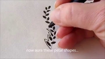 How to draw tanglepattern Frondous