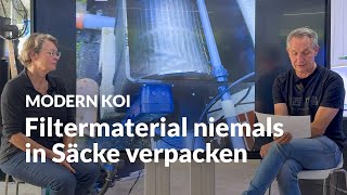 Nitrite spike due to poor flow through filter media | Modern Koi Blog #7804
