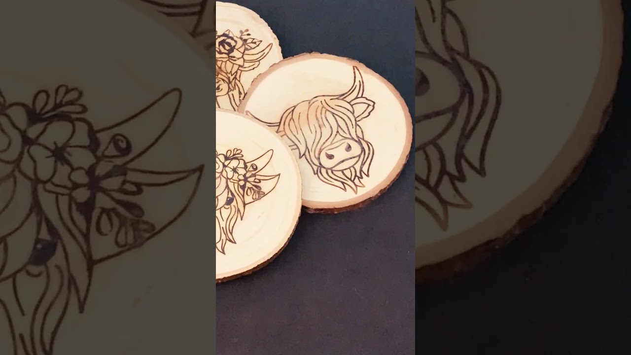 Wood Burning with Torch Paste and Cricut Easy Mini Heat Press