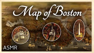 ASMR Exploring this Incredible Old Map of Boston screenshot 2