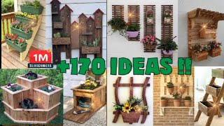 Decora Tu Jardín Con Estas Ideas De Madera¡ +170 Ideas De Bricolaje!