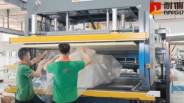NG-41RL Automatic sofa compress roll packing machine, proper for foam sofa without frame