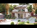 Awesome Small House ideas with Elegant Interior design - 3 Bedroom - 2 Barhroom - 2 Balcony - 6M x12