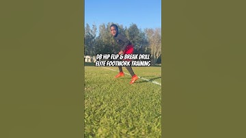 DB Hip Flip & Break Drill | Elite Footwork Training #dbdrills