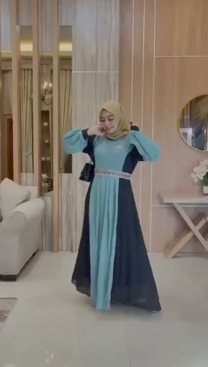 Gamis 2022 Modern Lebaran Mewah Elora Maxy