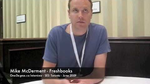 Interview with Mike McDerment of FreshBooks at SES Toronto 2009