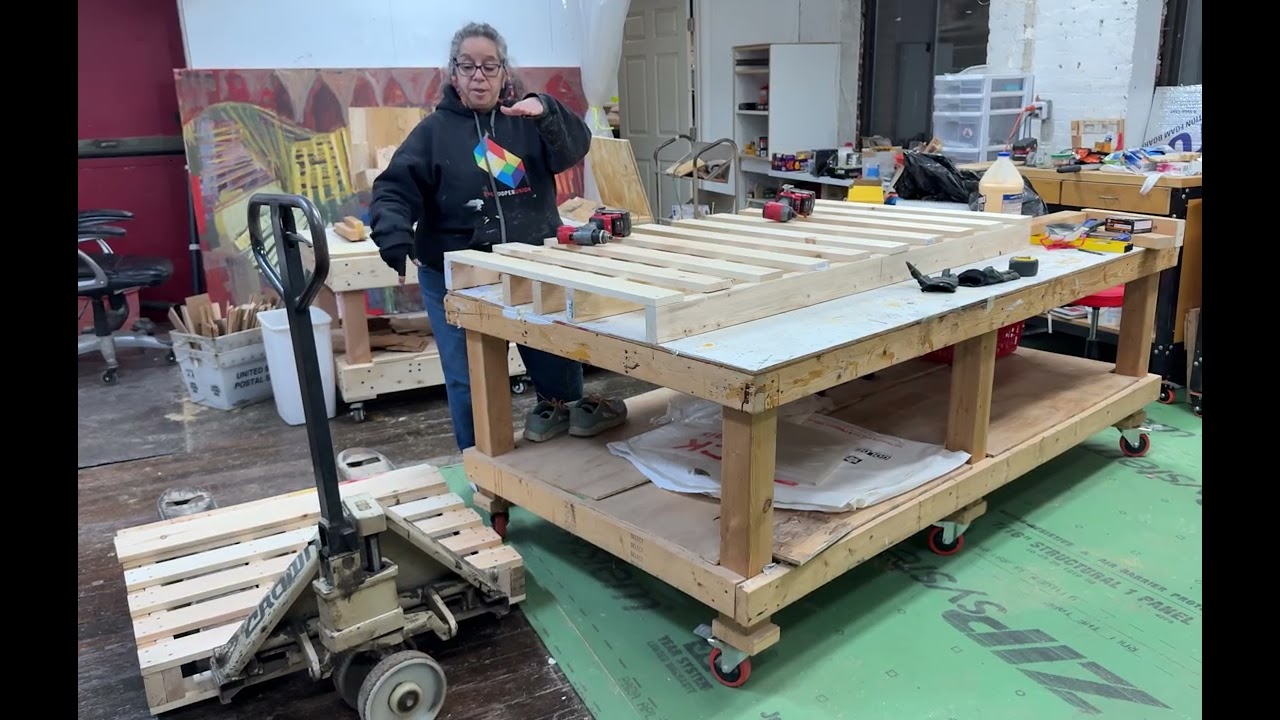 Prepping for Sculpture Move