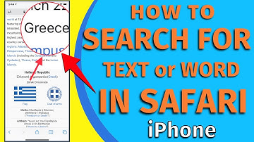How to Search for Text or Word in Safari Browser on iPhone