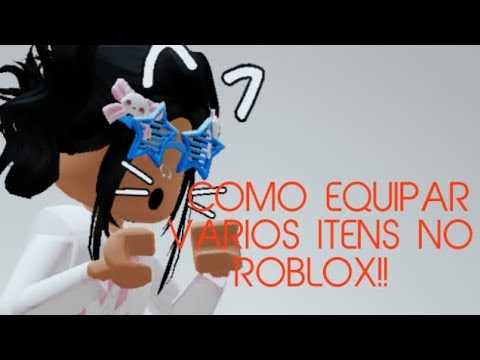 COMO COLOCAR 2 CABELOS (OU MAIS) PELO CELULAR NO ROBLOX!! 📲 (Combo Hair) ~  Saah Roblox YT 