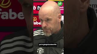 Ten Hag WALKS OUT of press conference after reporter's question! 😳