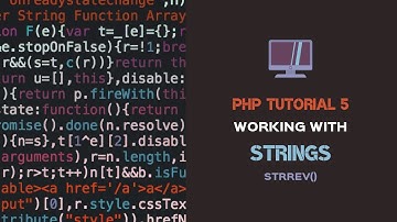PHP STRINGS TUTORIAL #5 🐘 strrev — Reverse a string