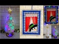 2 Christmas house decoration idea with waste materials | Best out of waste Low budget Christmas idea