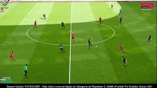PES 21 GAMEPLAY DE VIDEO GAME DE PLAYSTATION 5 🔴 Live Play Now In PS5 Simulation