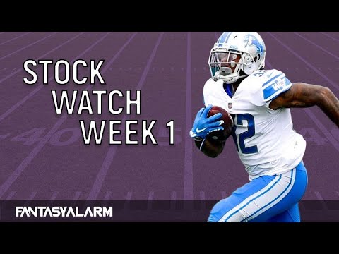 Fantasy Football Stock Watch: Week 1