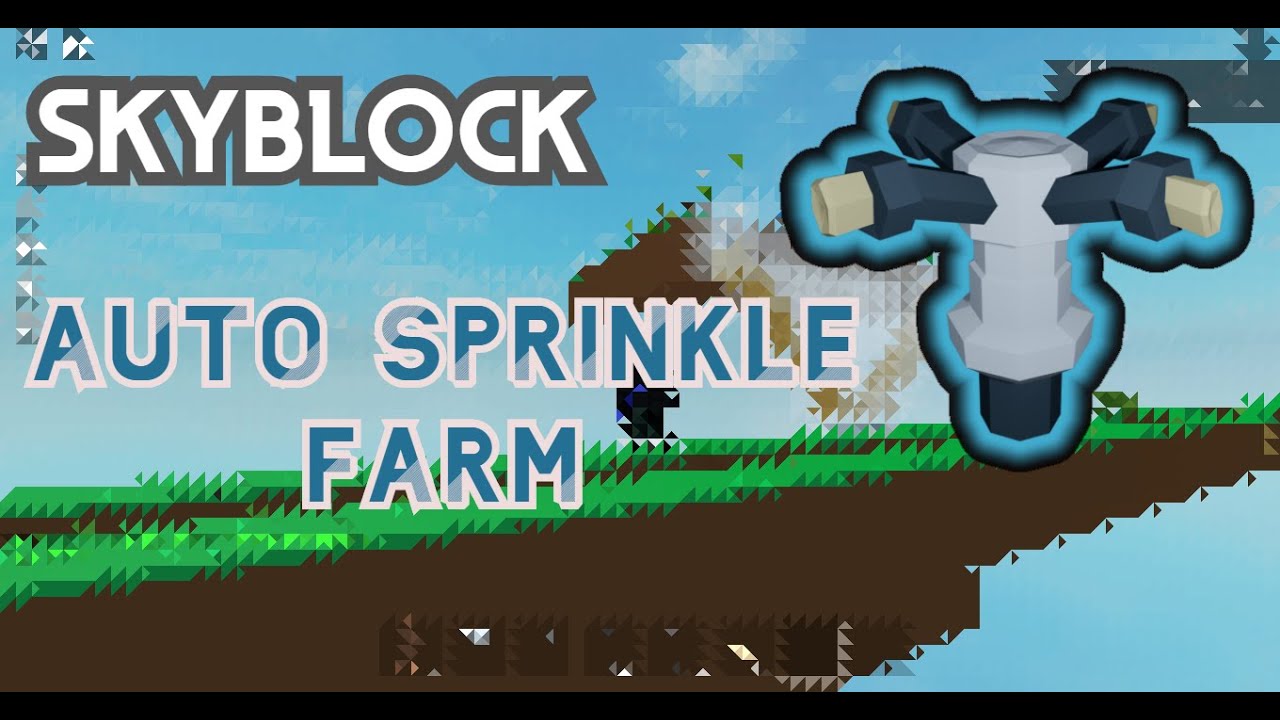 Auto Sprinkler Onion Farm Roblox Skyblock Youtube - roblox skyblock wiki pearl