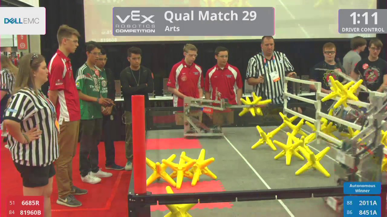 2017 VRC Arts Q29 - 6685R 81960B vs 2011A 8451A - 40 to 7