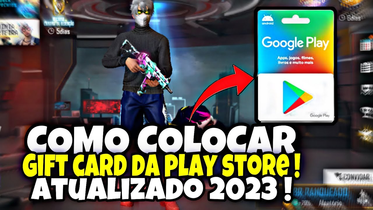 Como colocar gift card no Free Fire