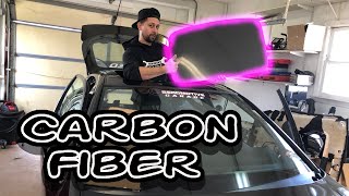 RSX Carbon fiber sunroof delete!