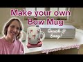 DIY Bow Mug with Cricut Joy 🎀 Personalize Your Mug Using Vinyl Offcuts