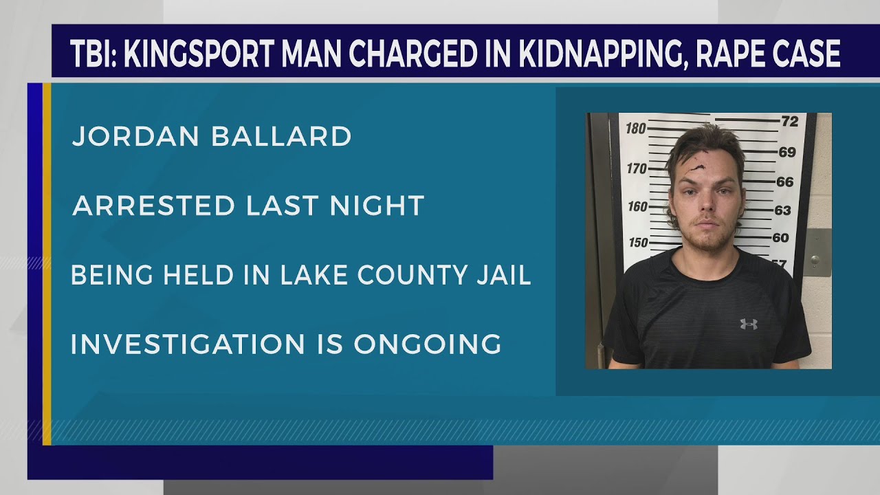 TBI: Kingsport man charged in rape, kidnapping case in West TN