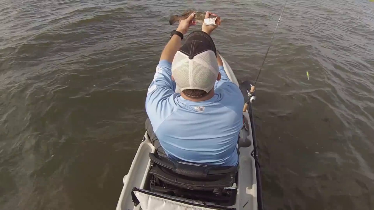 Kayak Fishing in Lake Pontchartrain YouTube