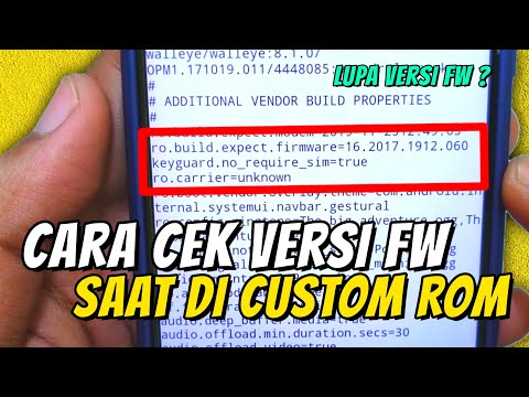 Video: Bagaimana Cara Mengetahui Firmware Apa?