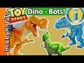 Imaginext DINO-BOTS Toy Review with Surprise Eggs