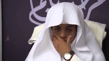 لحظة ختم القرآن الكريم لابن إمام الحرم الشيخ ماهر