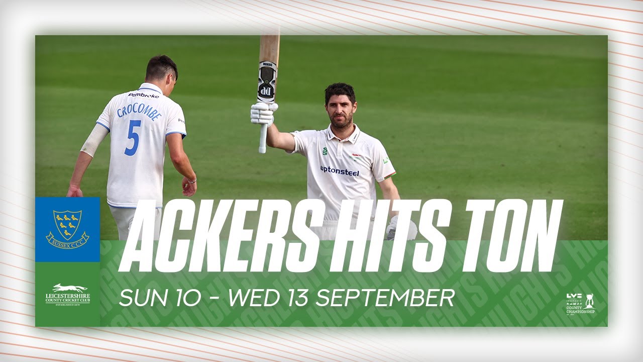 HIGHLIGHTS | Ackermann Century Gives Foxes Hope | County Championship