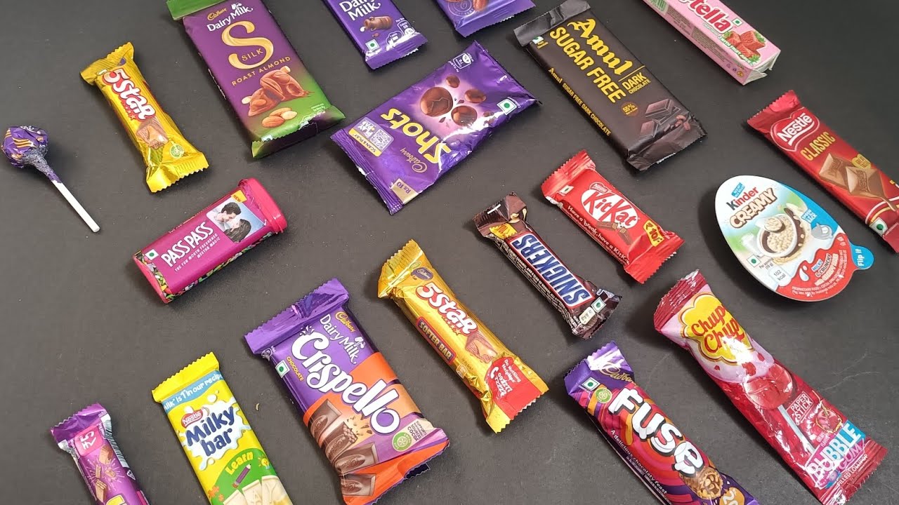 Satisfying Asmr video of chocolates 🍫🍫🍭