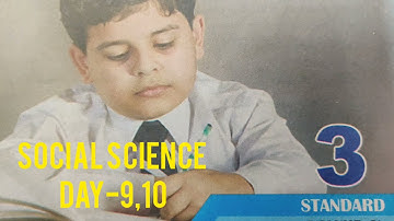 3rd std //Social Science //Bridge Course Book Answers //Day-9,10 //English Medium //