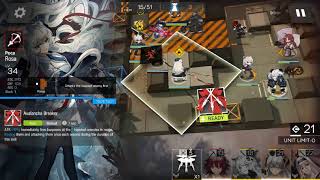 Arknights - Contingency Contract # 1 at Broken Path Encore Clearing 8 Risks + Challenge in 1 try!